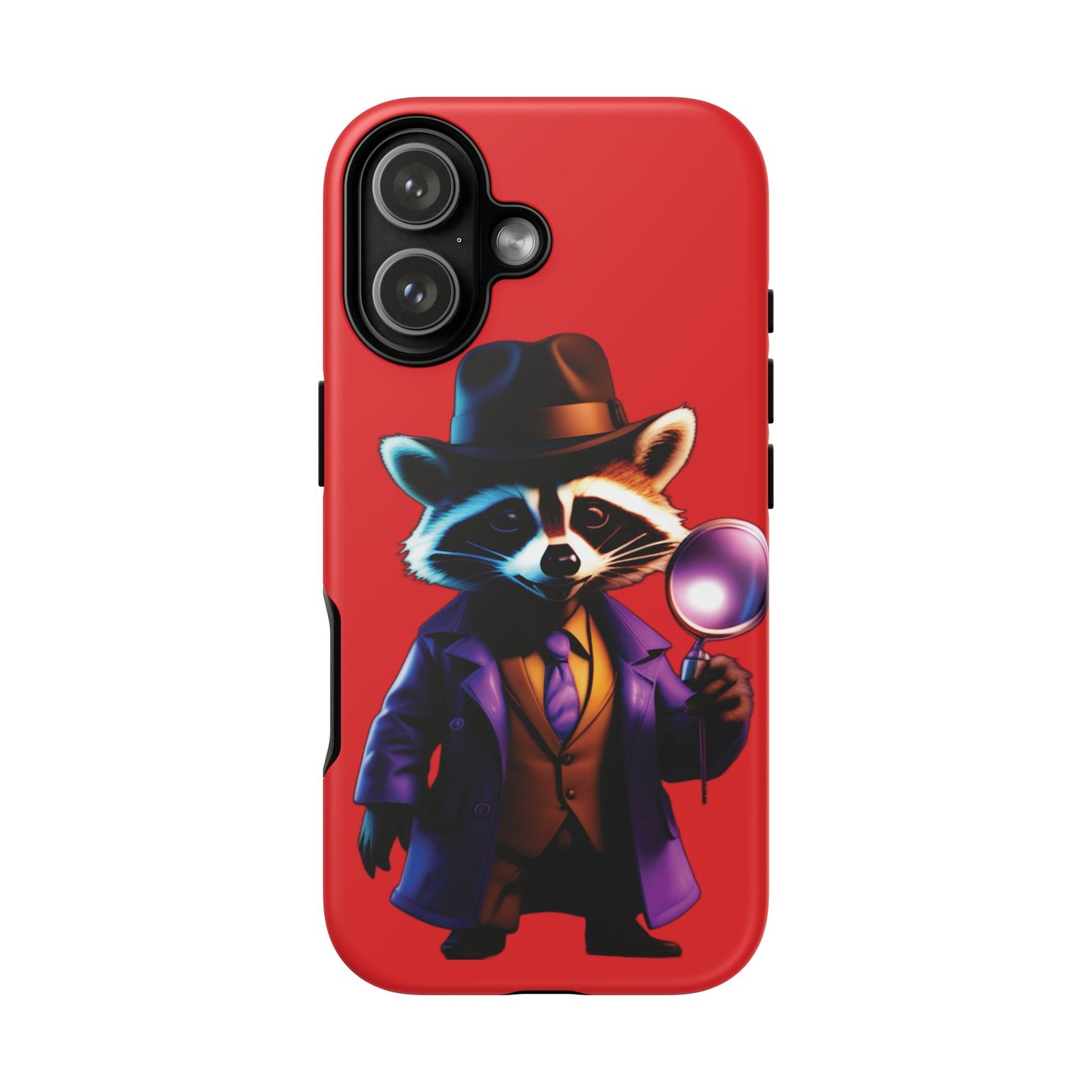 Husă Iphone 17 DETECTIVE RACCOON Mat