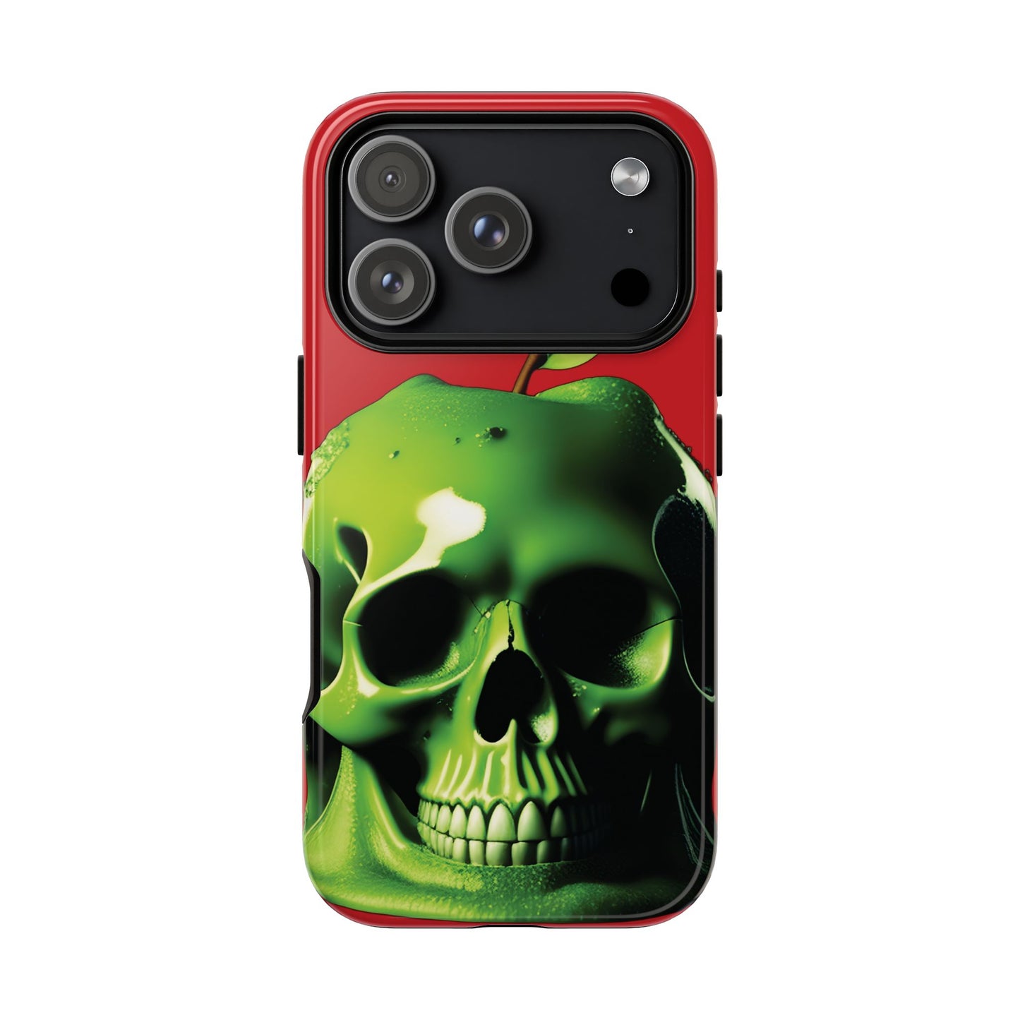 Husă Iphone 17 Pro GREEN SKULL