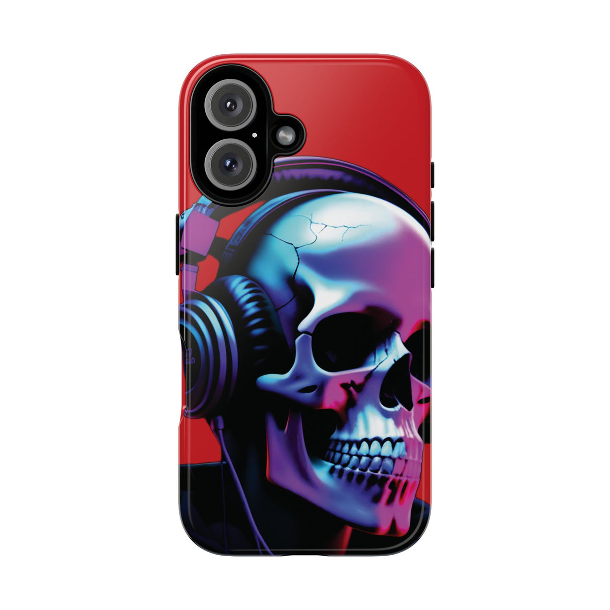 Husă Iphone 16 NEON SKULL