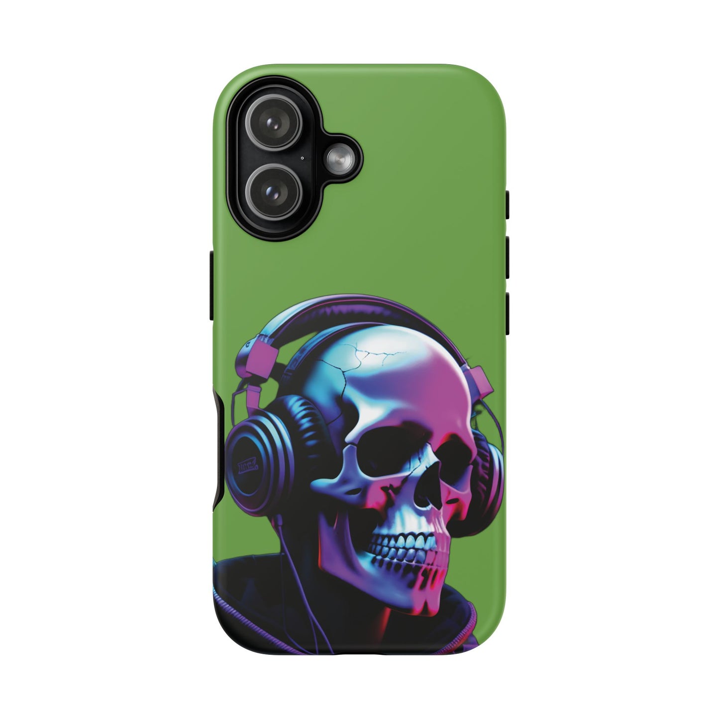 Husă Iphone 17 NEON SKULL Mat