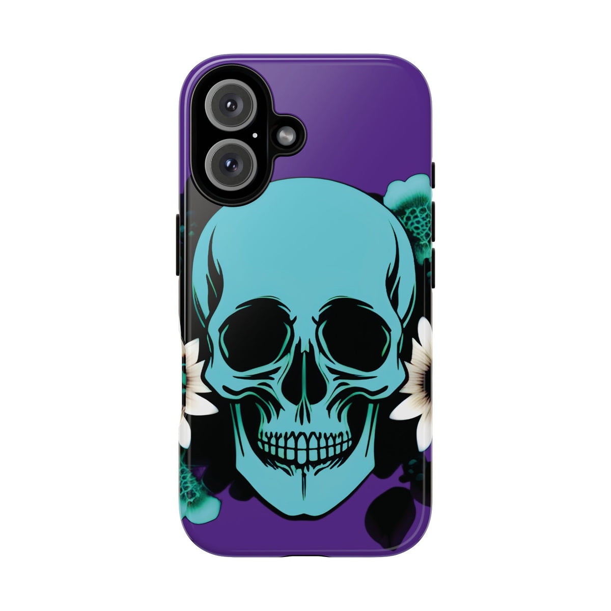 Husă Iphone 16 FLOWER SKULL