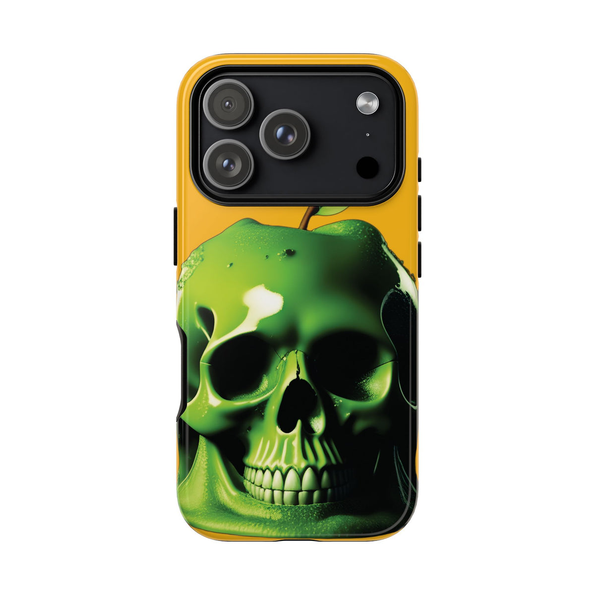 Husă Iphone 17 Pro GREEN SKULL