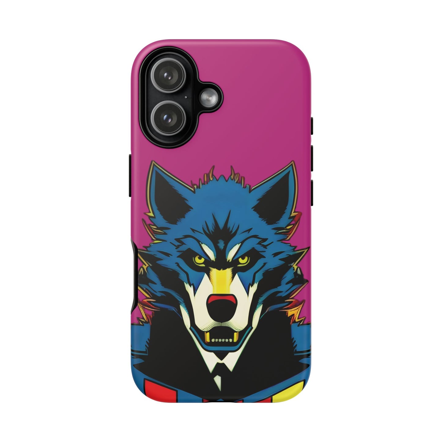 Husă Iphone 17 CARTOON WOLF Mat