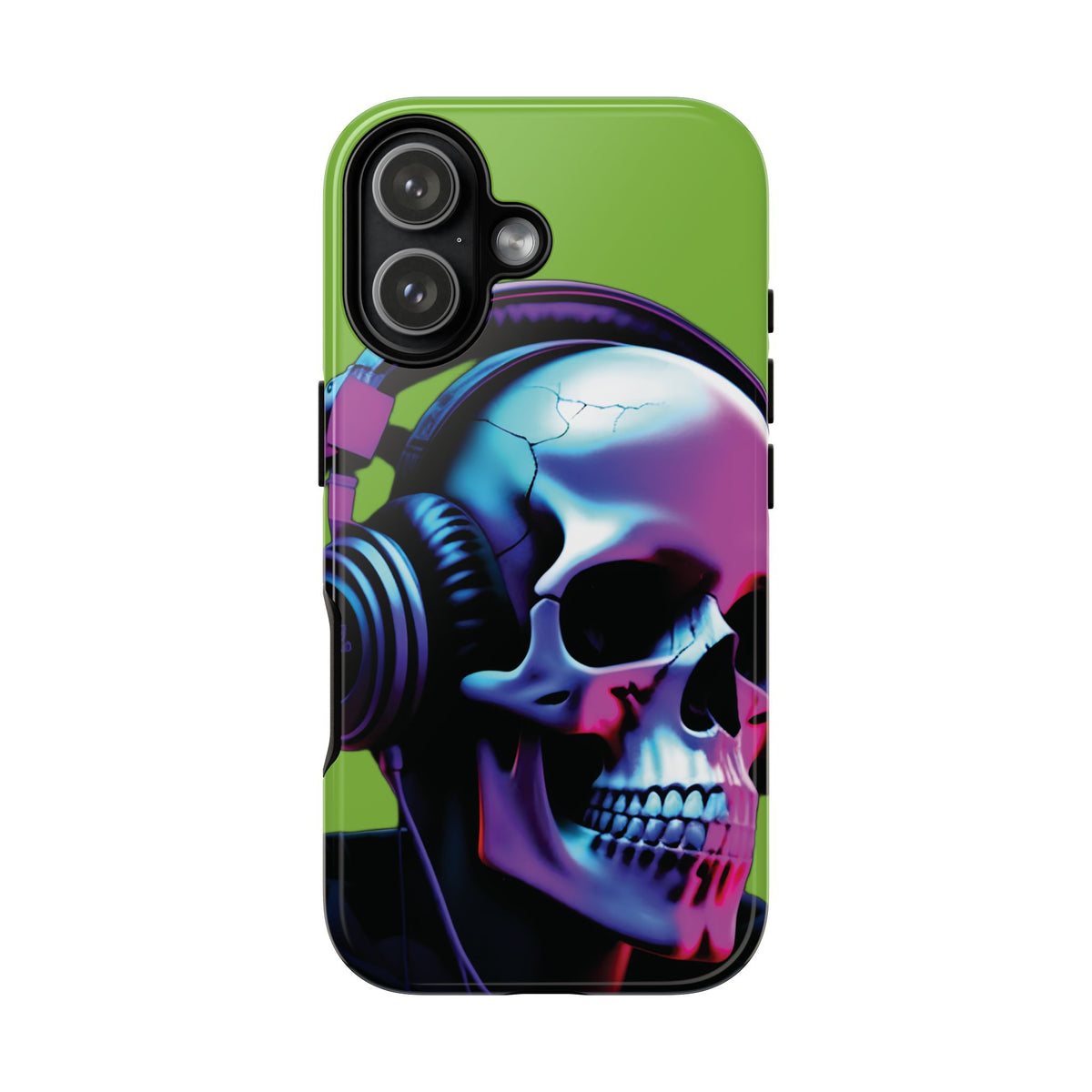 Husă Iphone 17 NEON SKULL