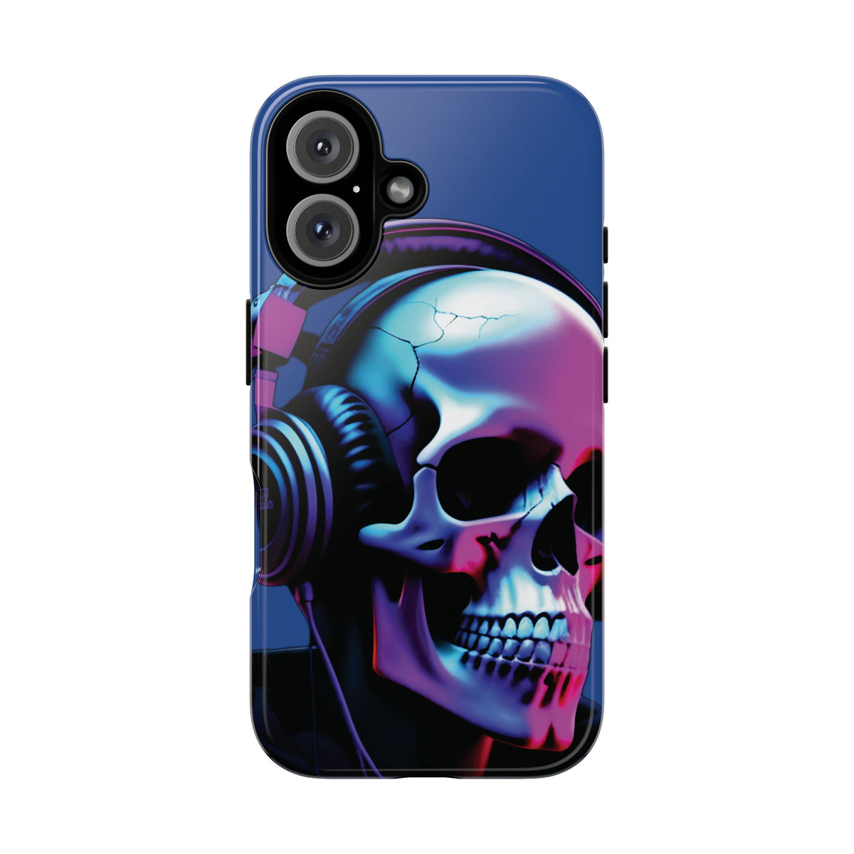 Husă Iphone 16 NEON SKULL