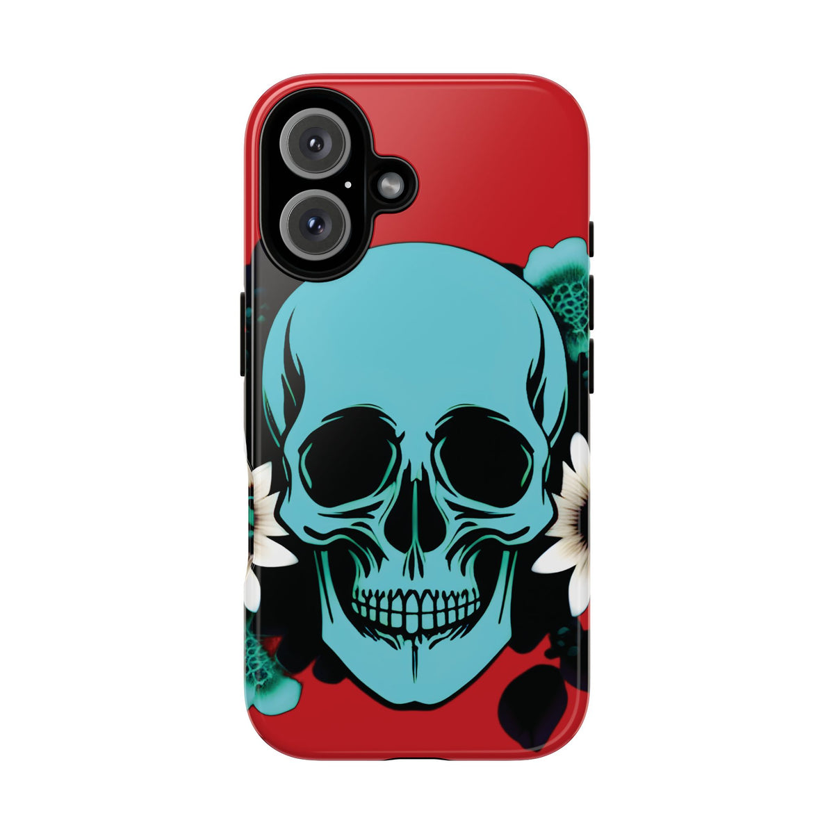 Husă Iphone 16 FLOWER SKULL