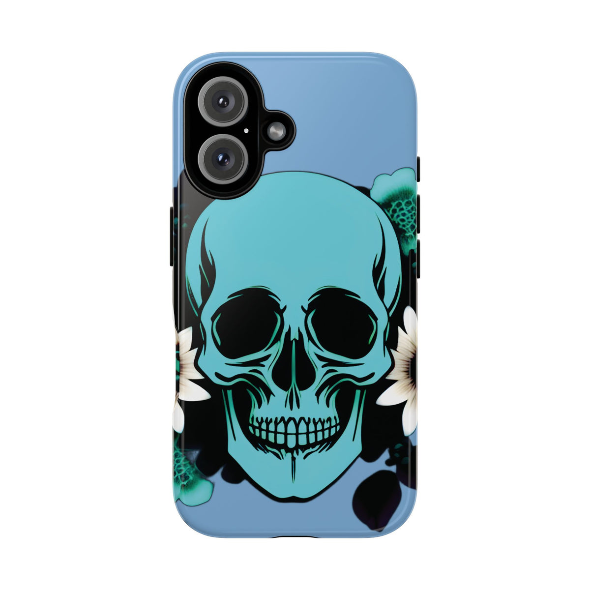 Husă Iphone 16 FLOWER SKULL