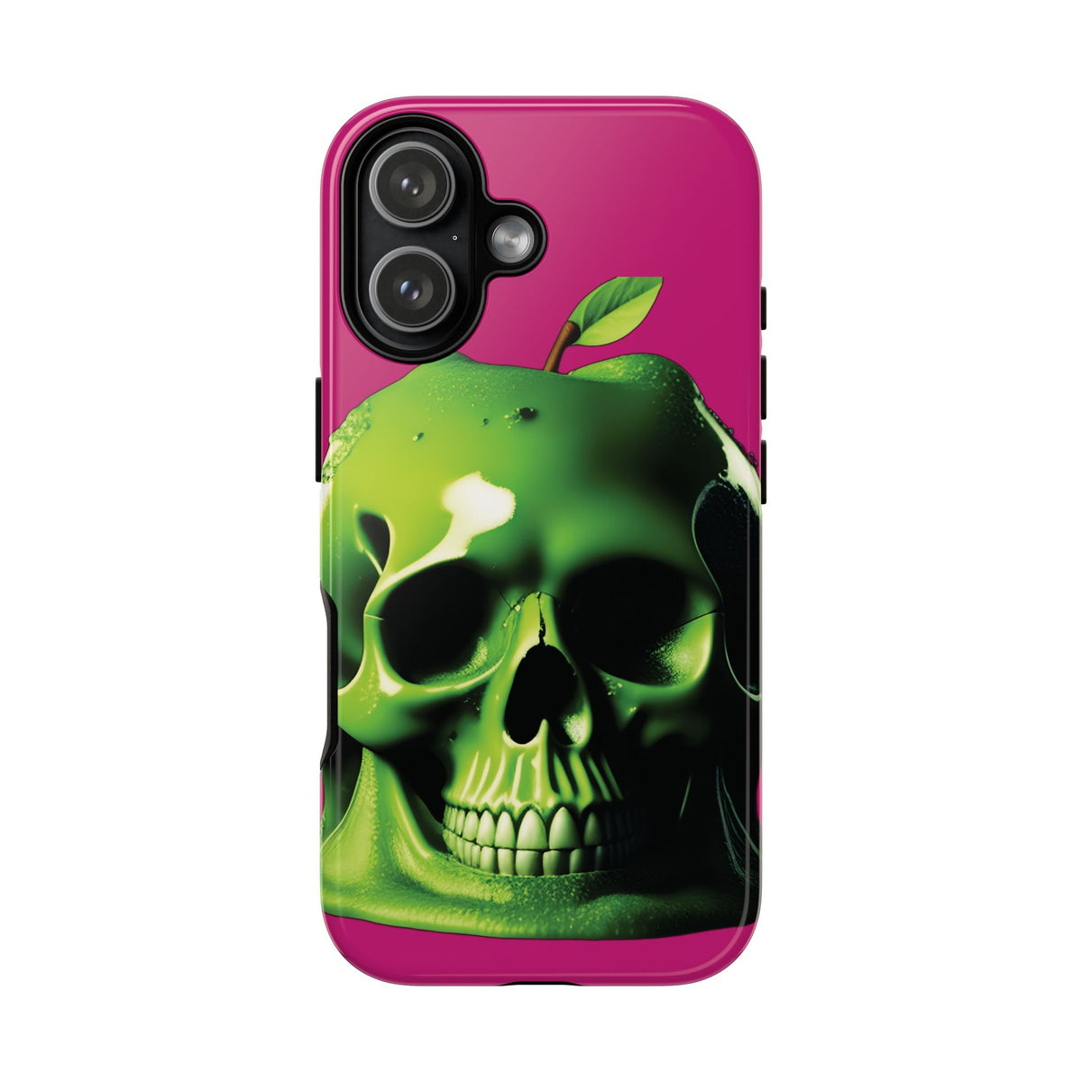 Husă Iphone 17 GREEN SKULL