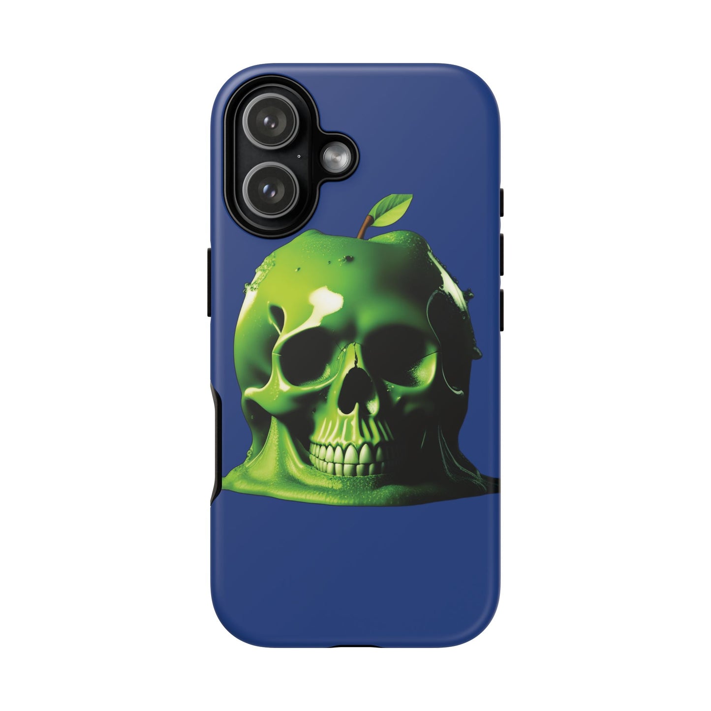 Husă Iphone 17 GREEN SKULL Mat