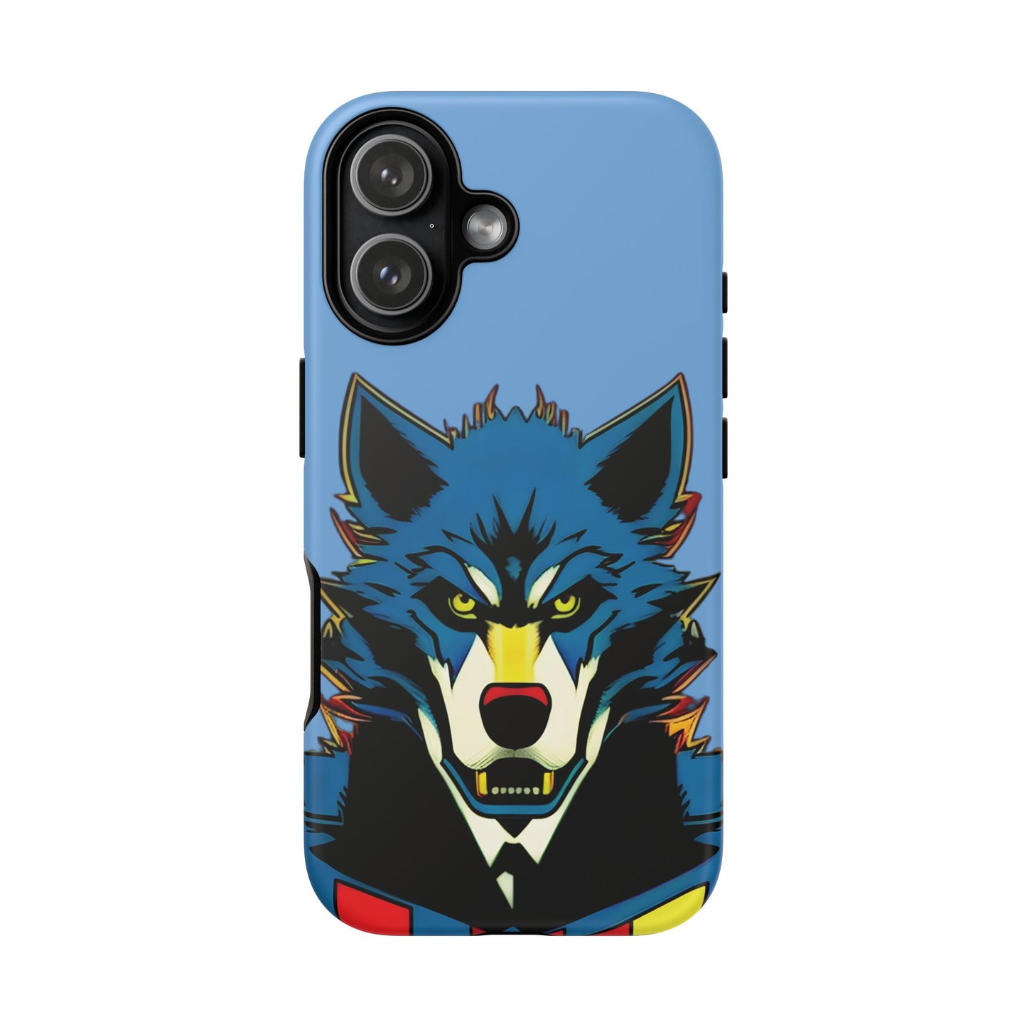 Husă Iphone 17 CARTOON WOLF Mat
