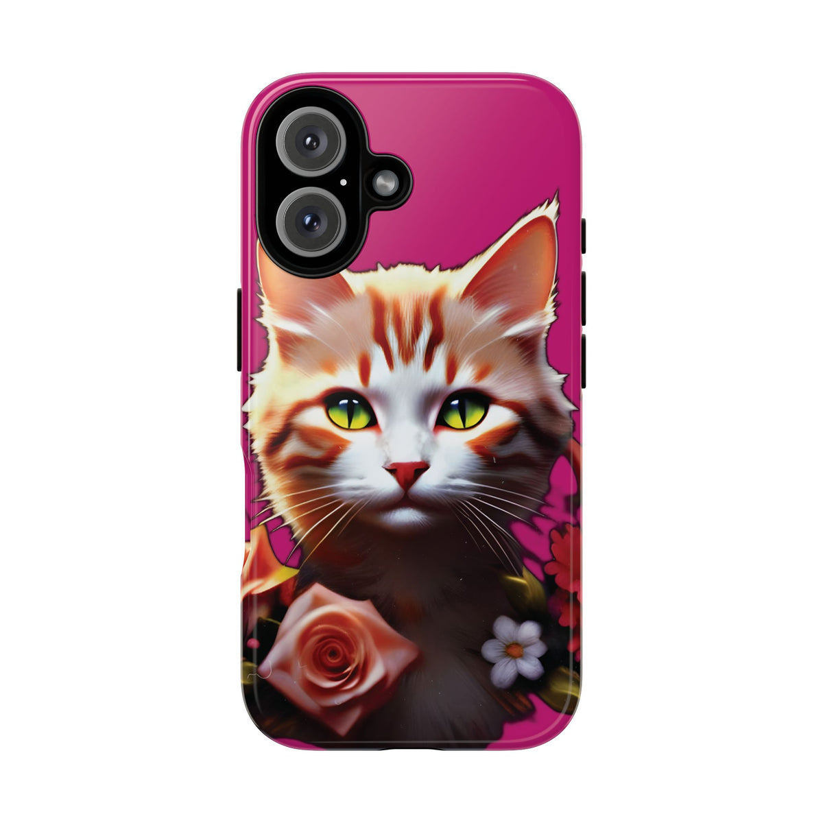 Husă Iphone 16 FLOWER CAT