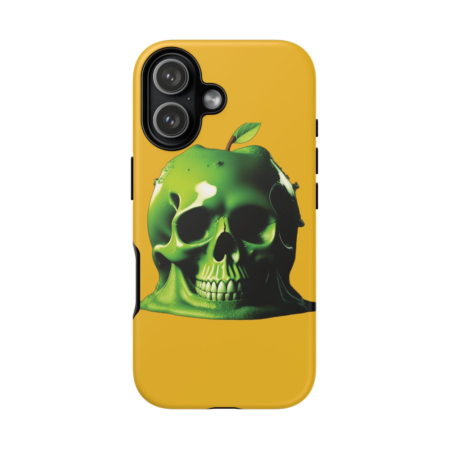 Husă Iphone 17 GREEN SKULL Mat