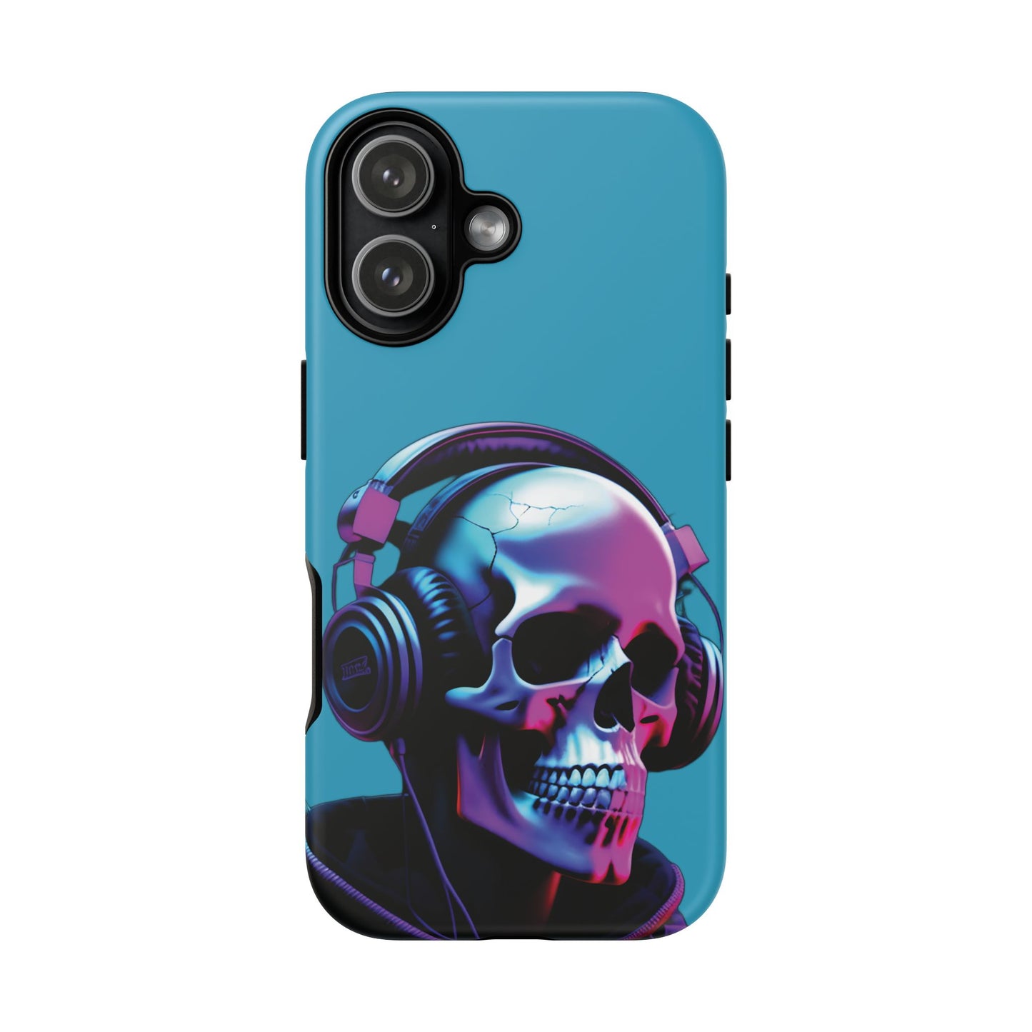 Husă Iphone 17 NEON SKULL Mat