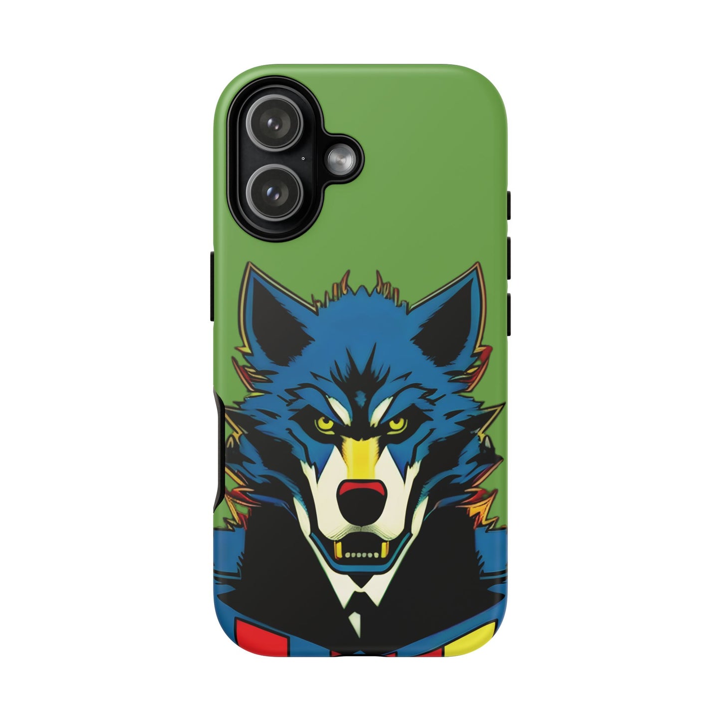 Husă Iphone 17 CARTOON WOLF Mat