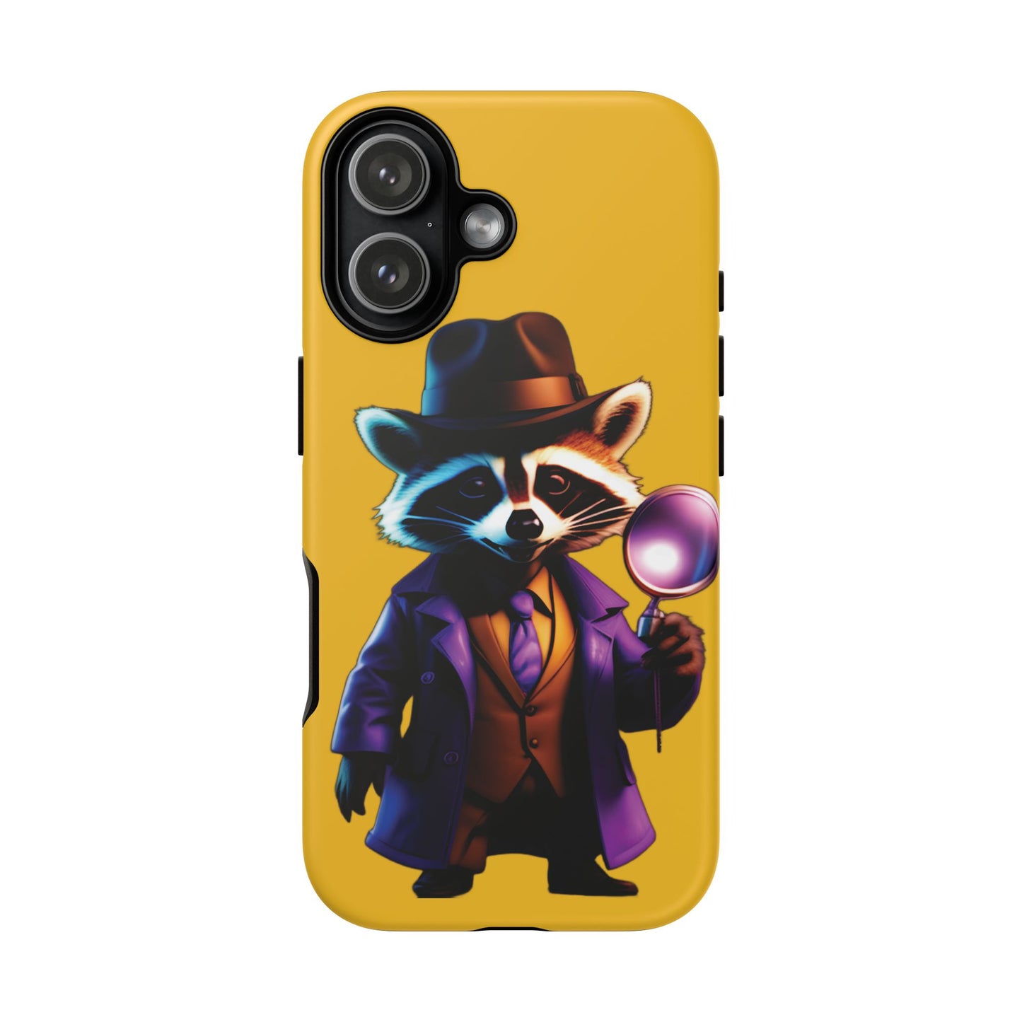 Husă Iphone 17 DETECTIVE RACCOON Mat
