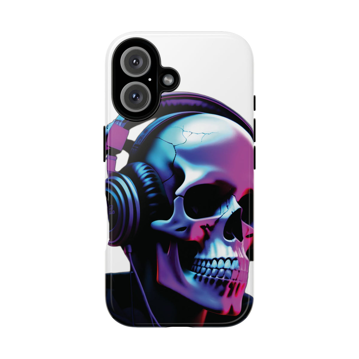 Husă Iphone 16 NEON SKULL