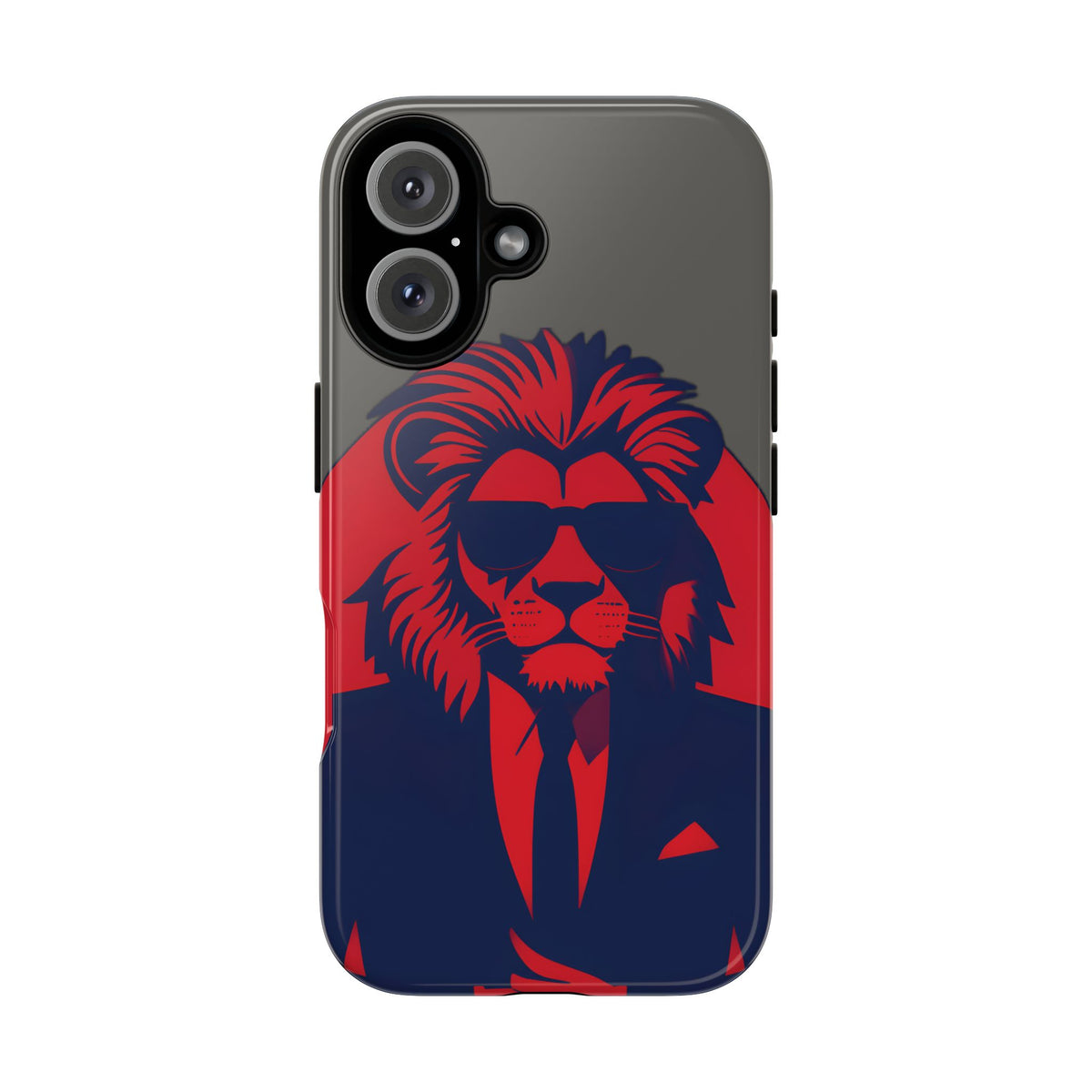 Husă Iphone 16 RED SUIT LION
