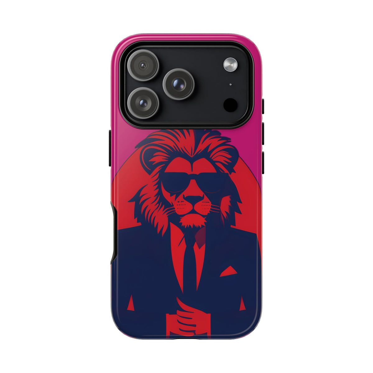 Husă Iphone 17 Pro RED SUIT LION