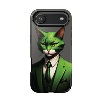 Husă Iphone 17 Air GREEN SUIT CAT