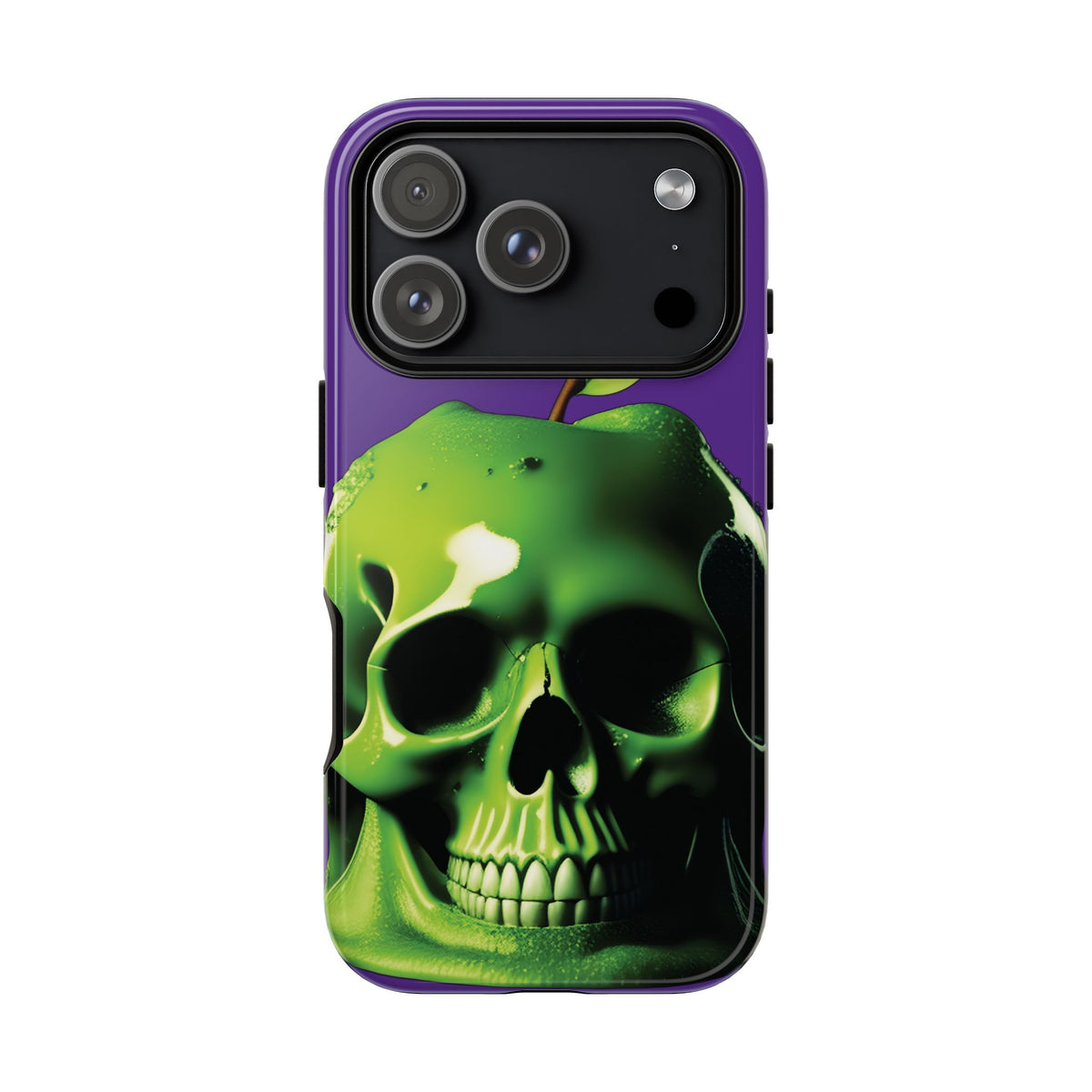 Husă Iphone 17 Pro GREEN SKULL