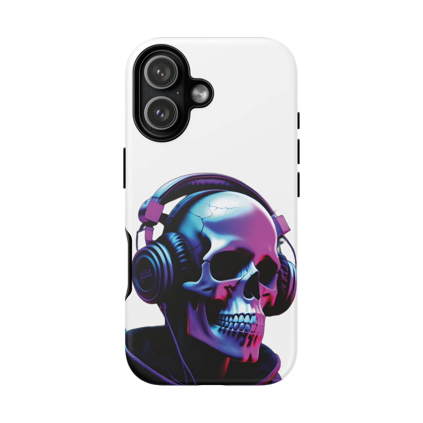 Husă Iphone 17 NEON SKULL Mat