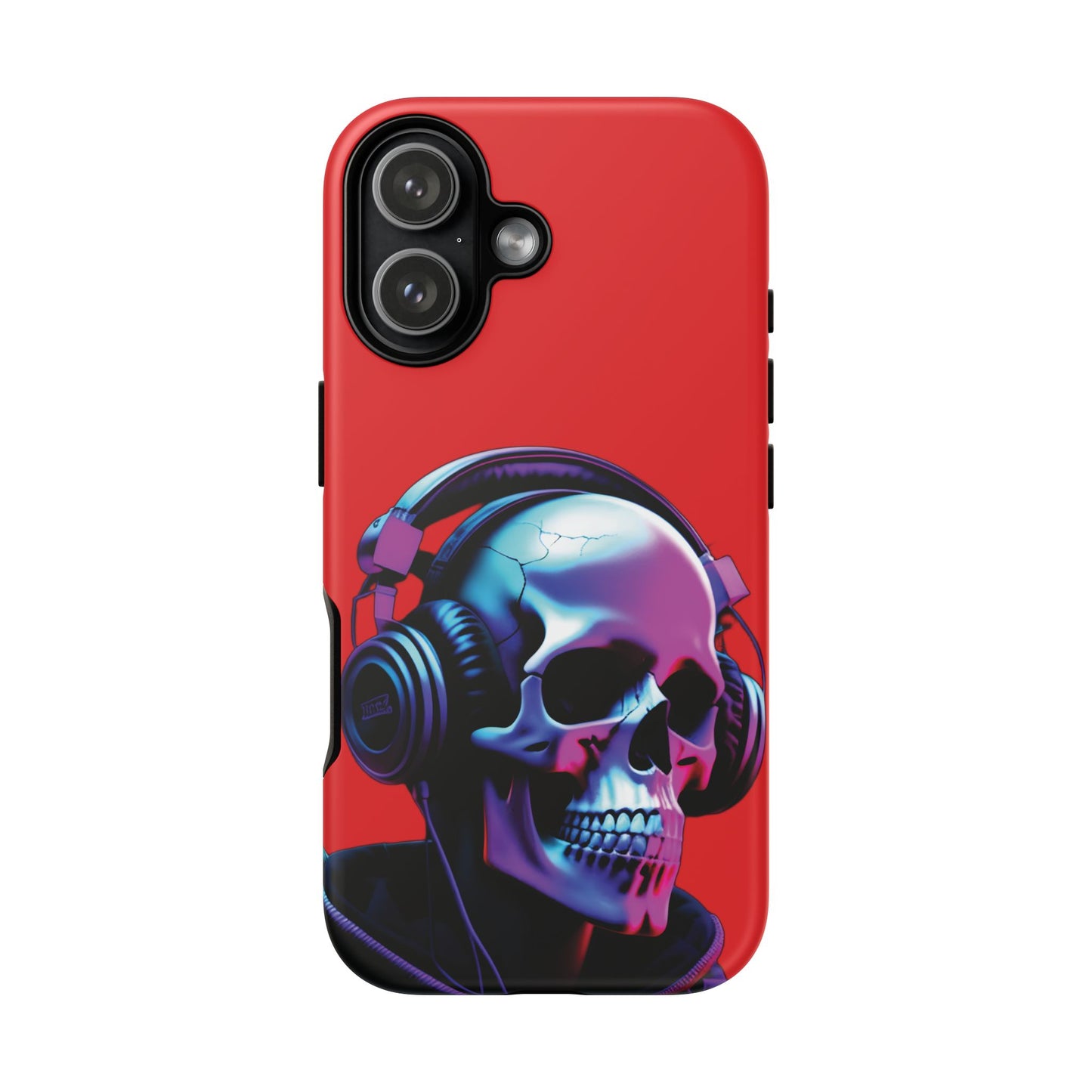 Husă Iphone 17 NEON SKULL Mat