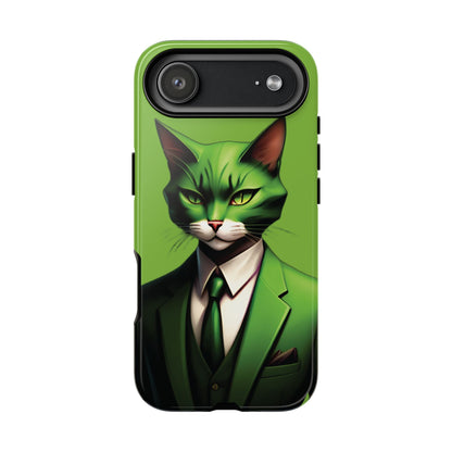 Husă Iphone 17 Air GREEN SUIT CAT