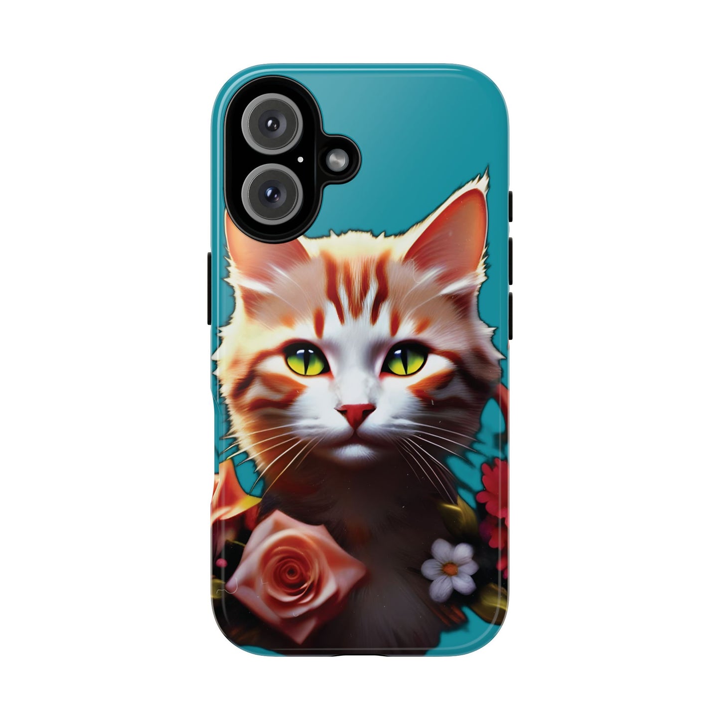 Husă Iphone 16 FLOWER CAT
