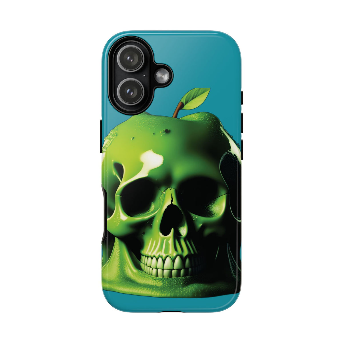 Husă Iphone 17 GREEN SKULL
