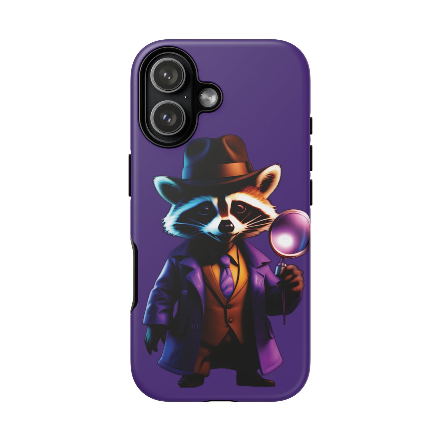Husă Iphone 17 DETECTIVE RACCOON Mat