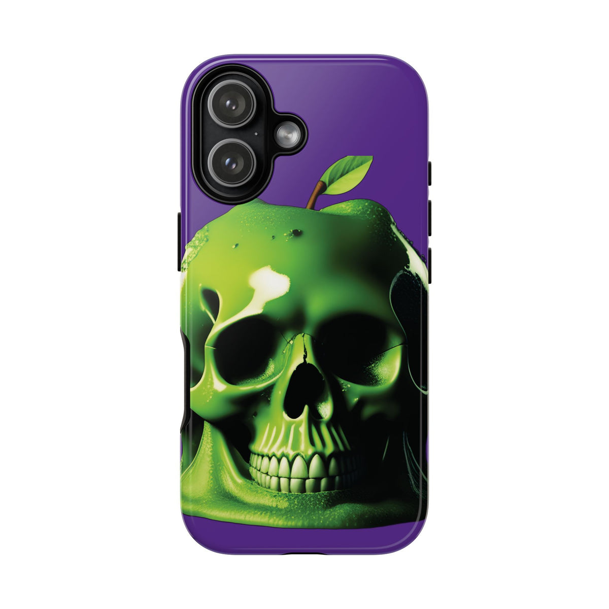Husă Iphone 17 GREEN SKULL