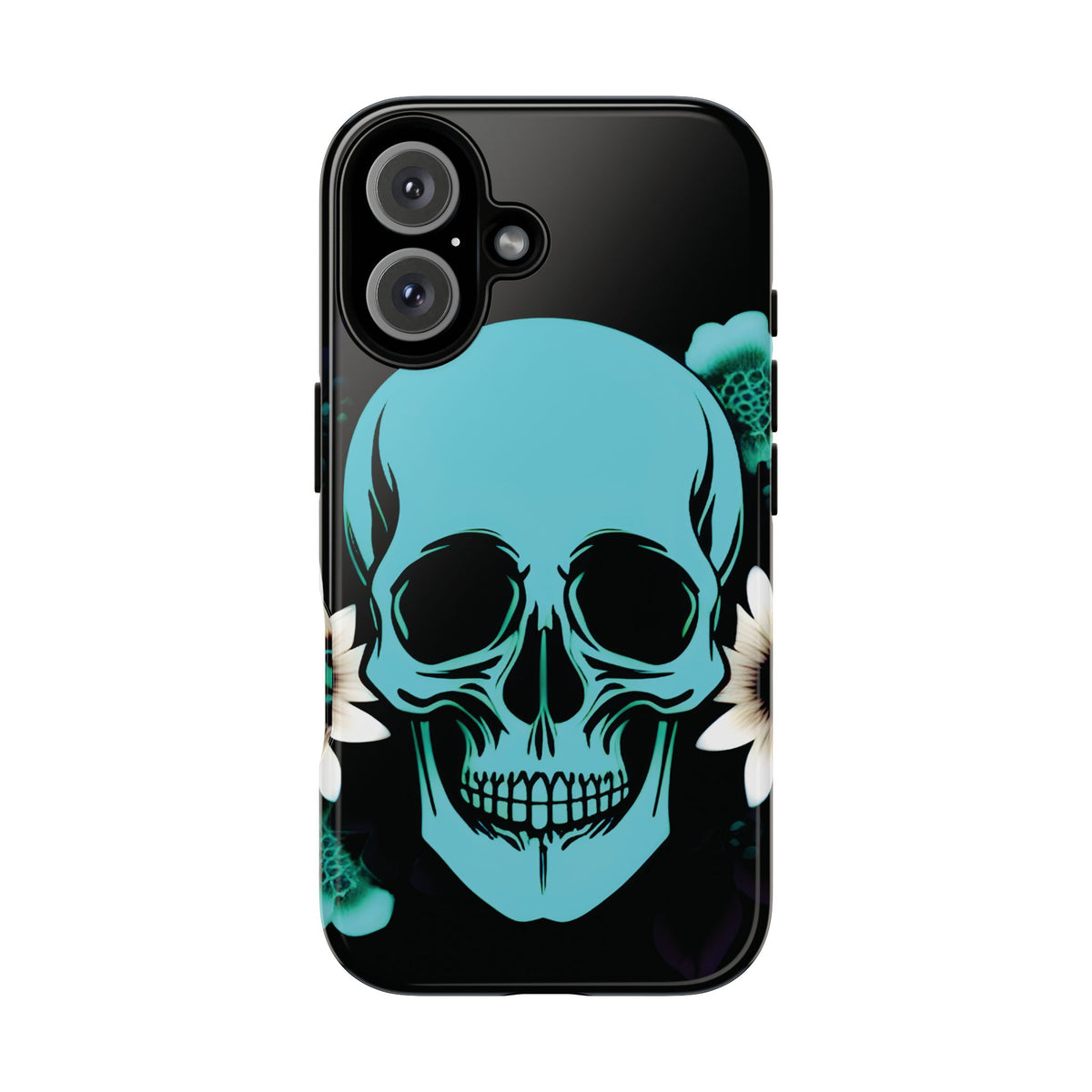 Husă Iphone 16 FLOWER SKULL