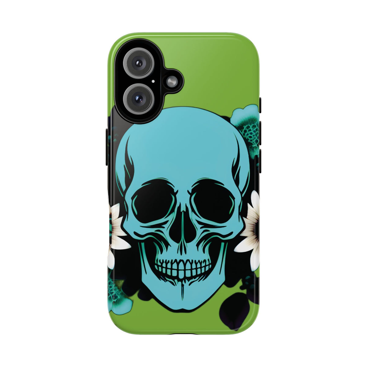 Husă Iphone 16 FLOWER SKULL