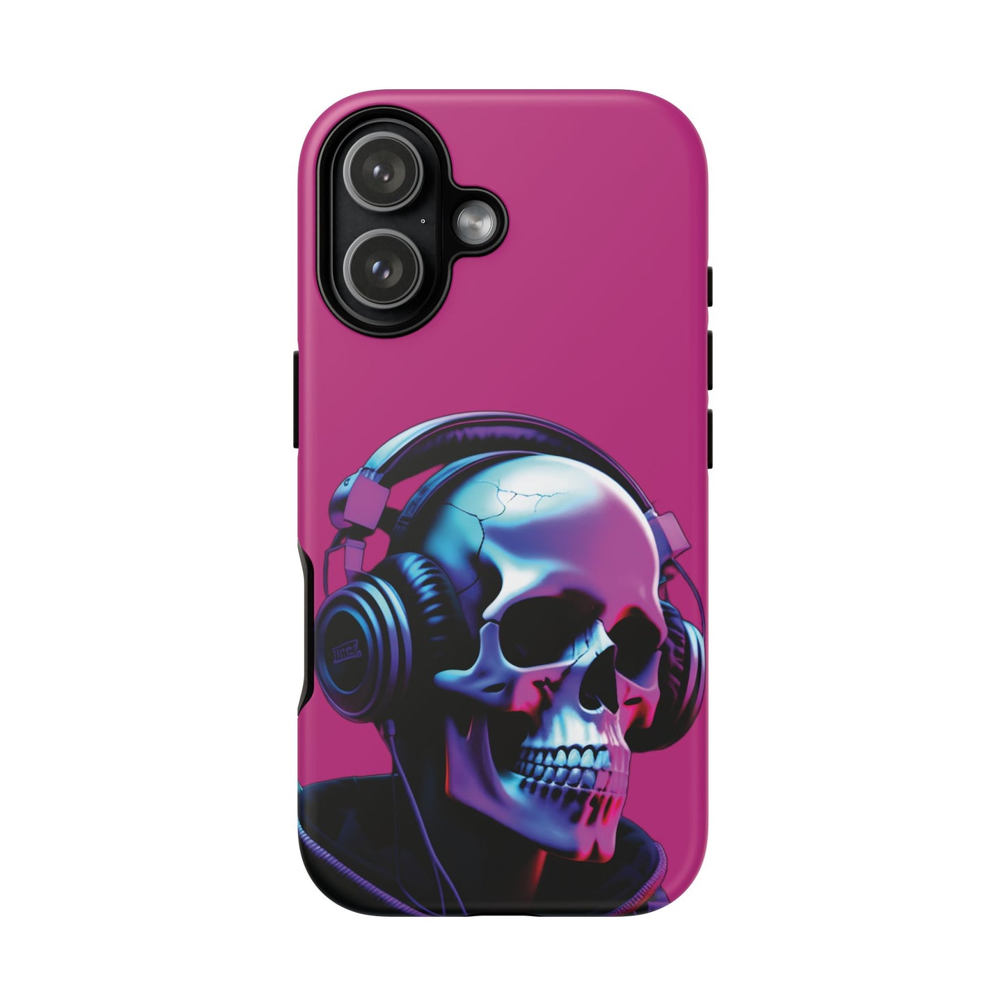 Husă Iphone 17 NEON SKULL Mat