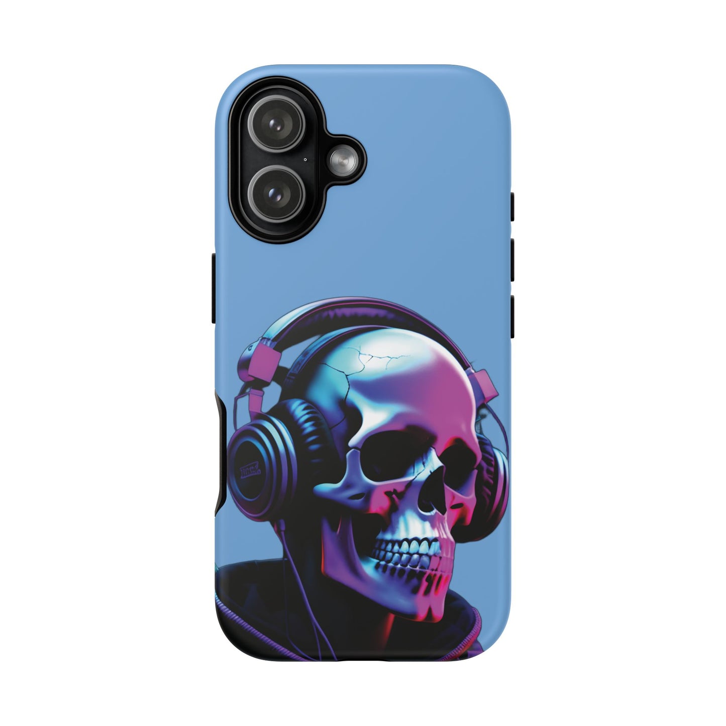 Husă Iphone 17 NEON SKULL Mat