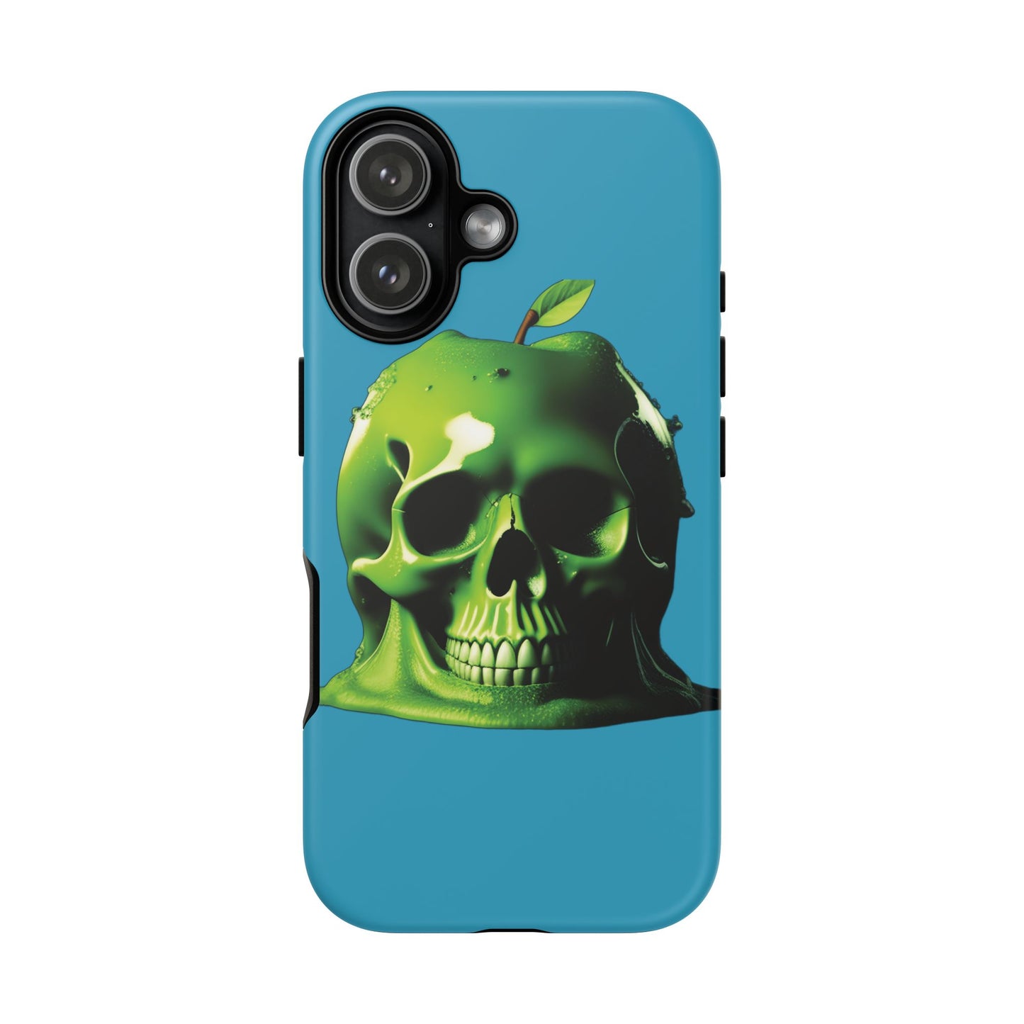Husă Iphone 17 GREEN SKULL Mat