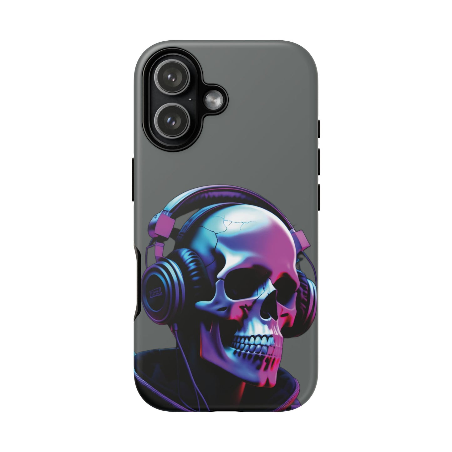 Husă Iphone 17 NEON SKULL Mat