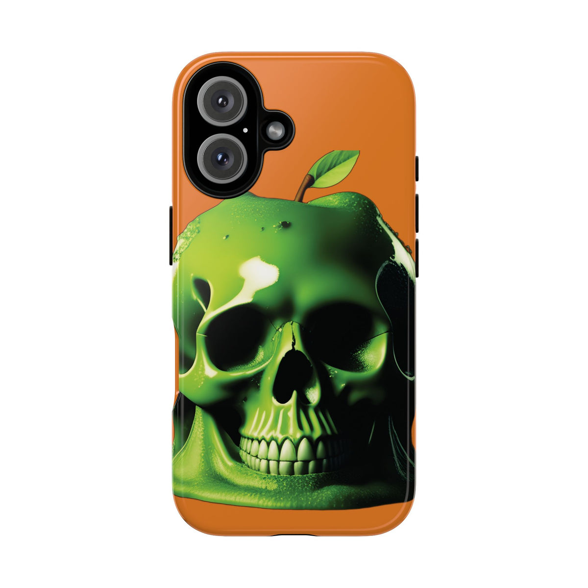 Husă Iphone 16 GREEN SKULL