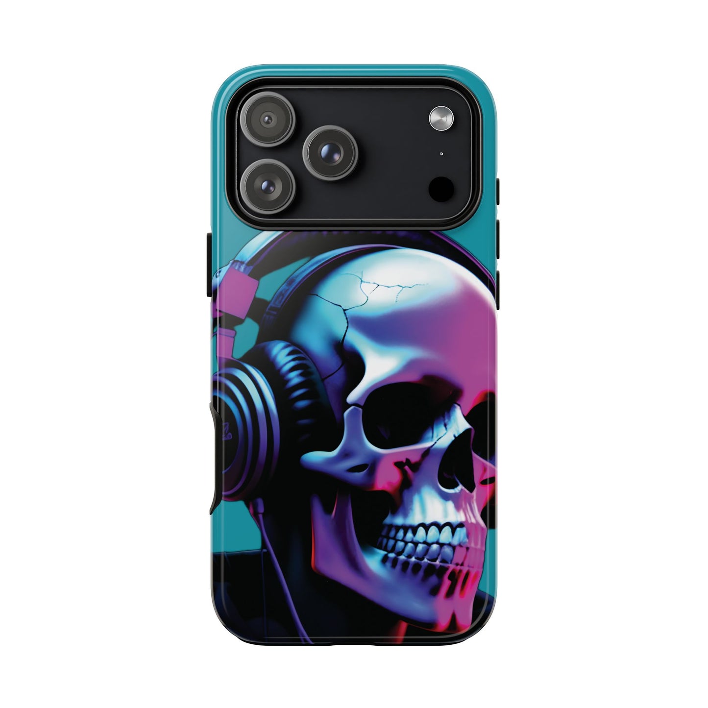 Husă Iphone 17 Pro Max NEON SKULL