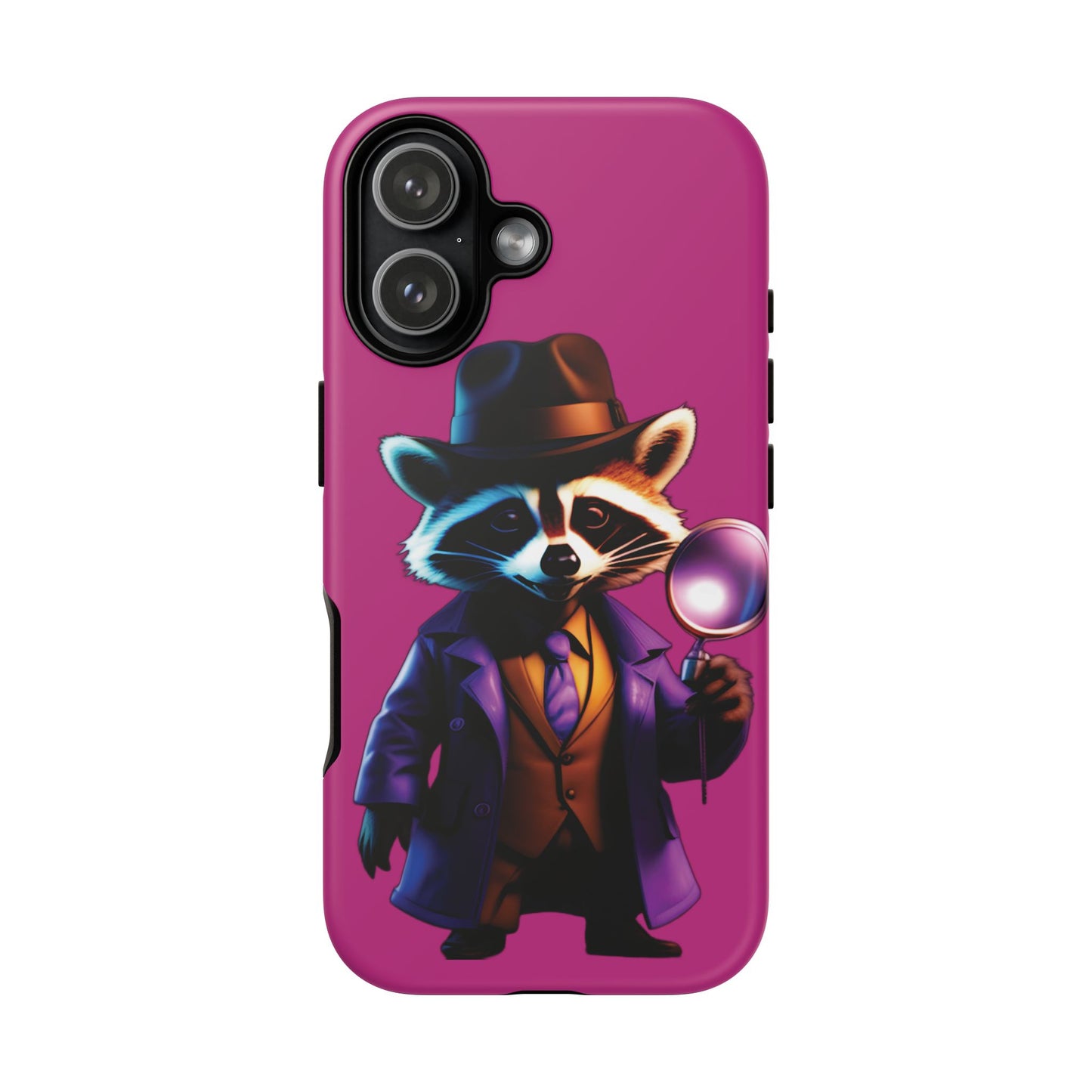 Husă Iphone 17 DETECTIVE RACCOON Mat