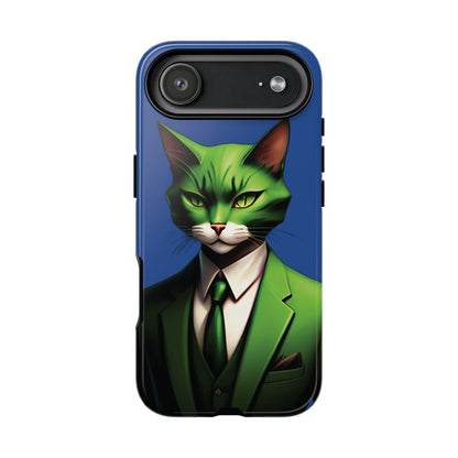 Husă Iphone 17 Air GREEN SUIT CAT