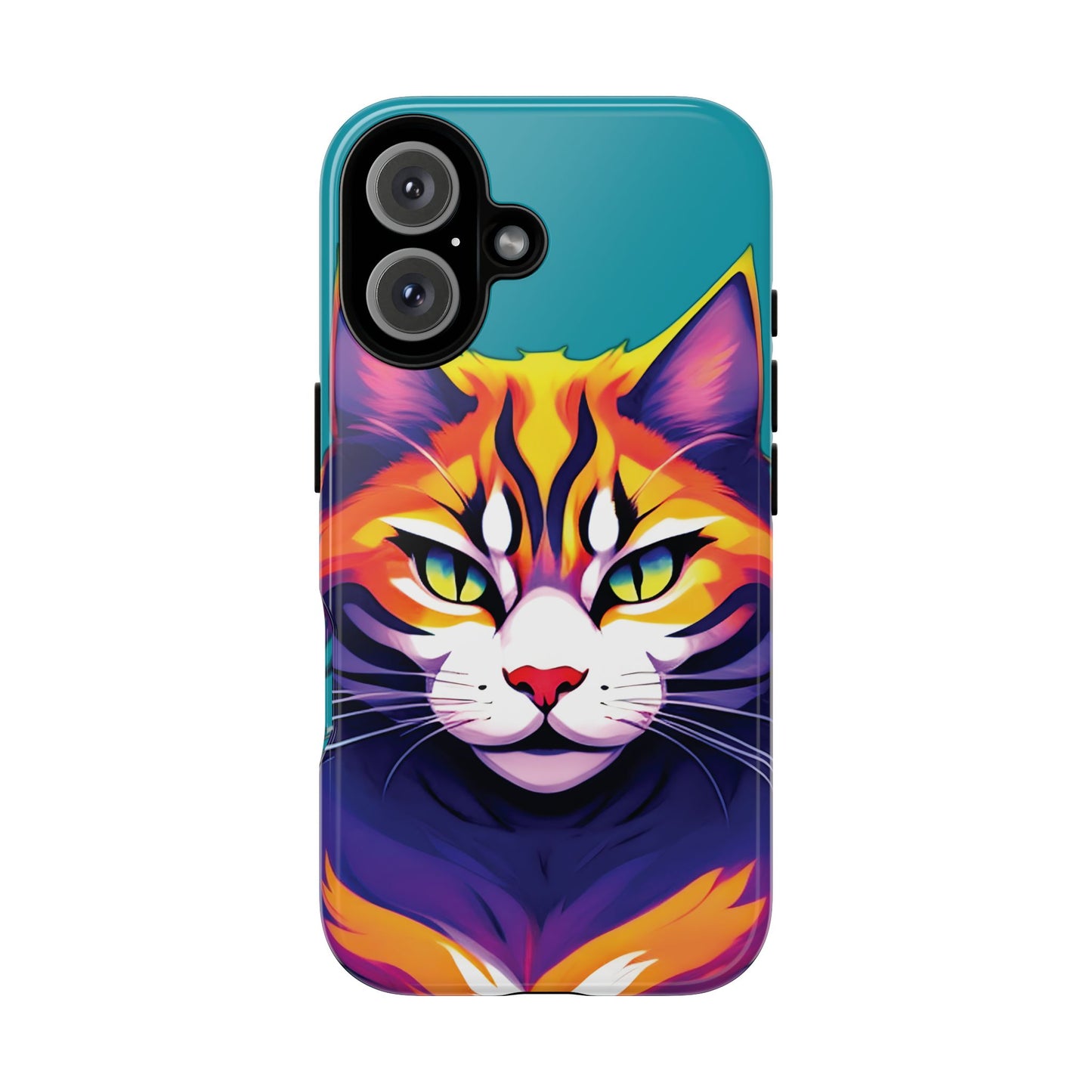 Husă Iphone 16 COLORFUL CAT