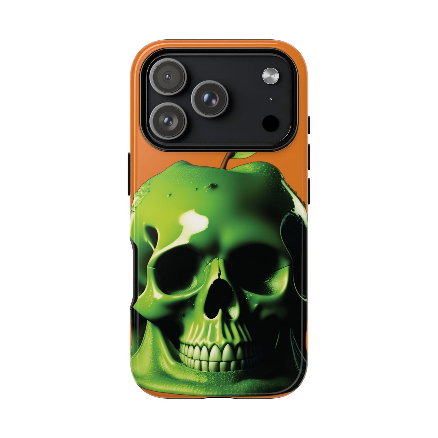 Husă Iphone 17 Pro GREEN SKULL