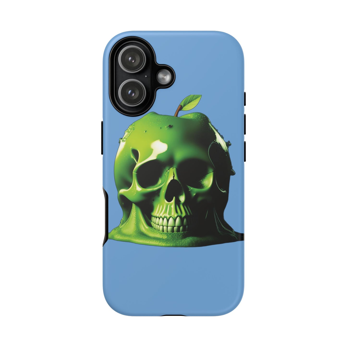 Husă Iphone 17 GREEN SKULL Mat