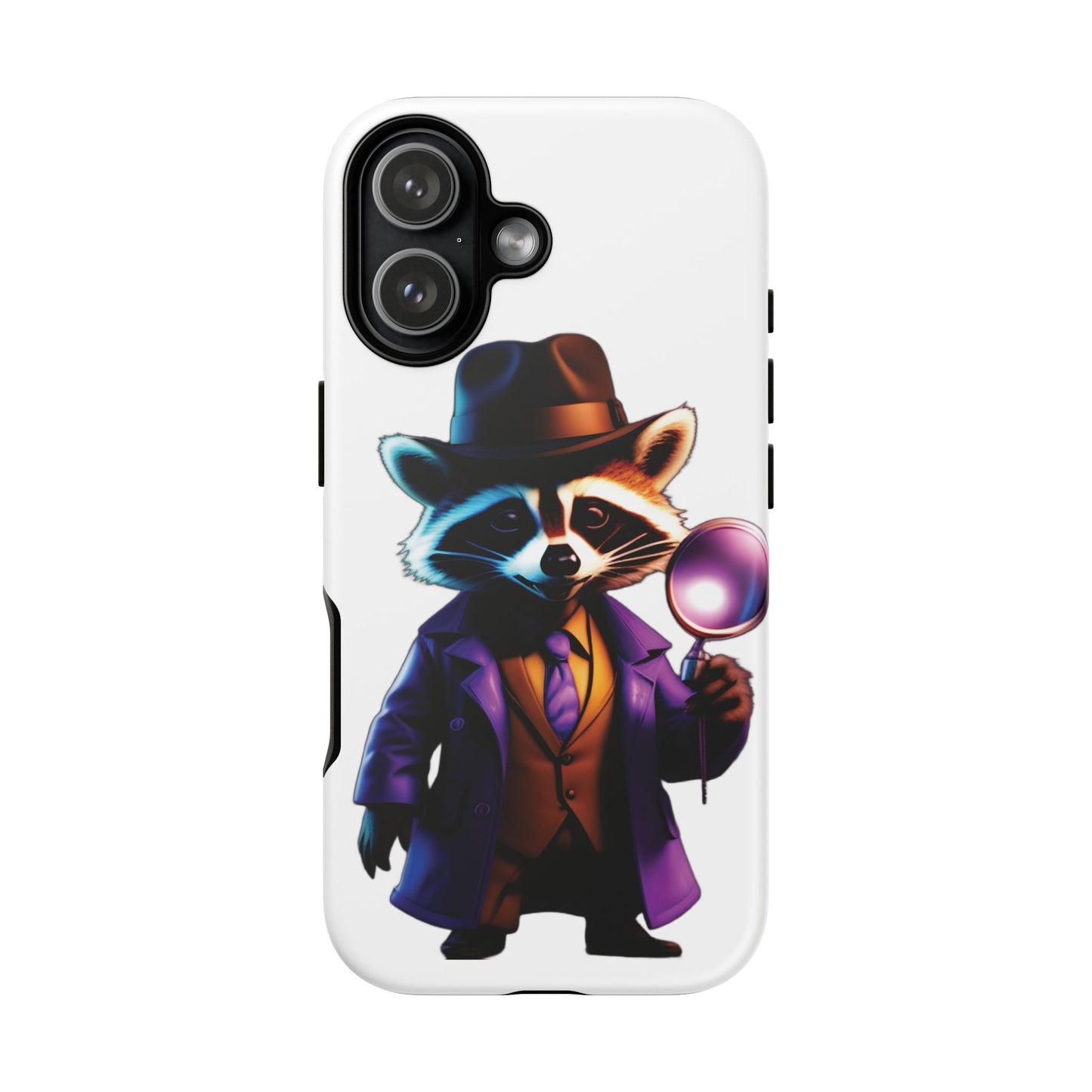 Husă Iphone 17 DETECTIVE RACCOON Mat