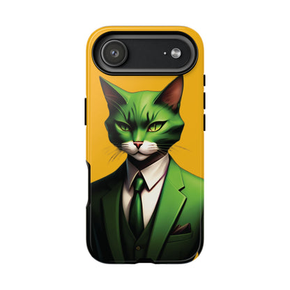 Husă Iphone 17 Air GREEN SUIT CAT