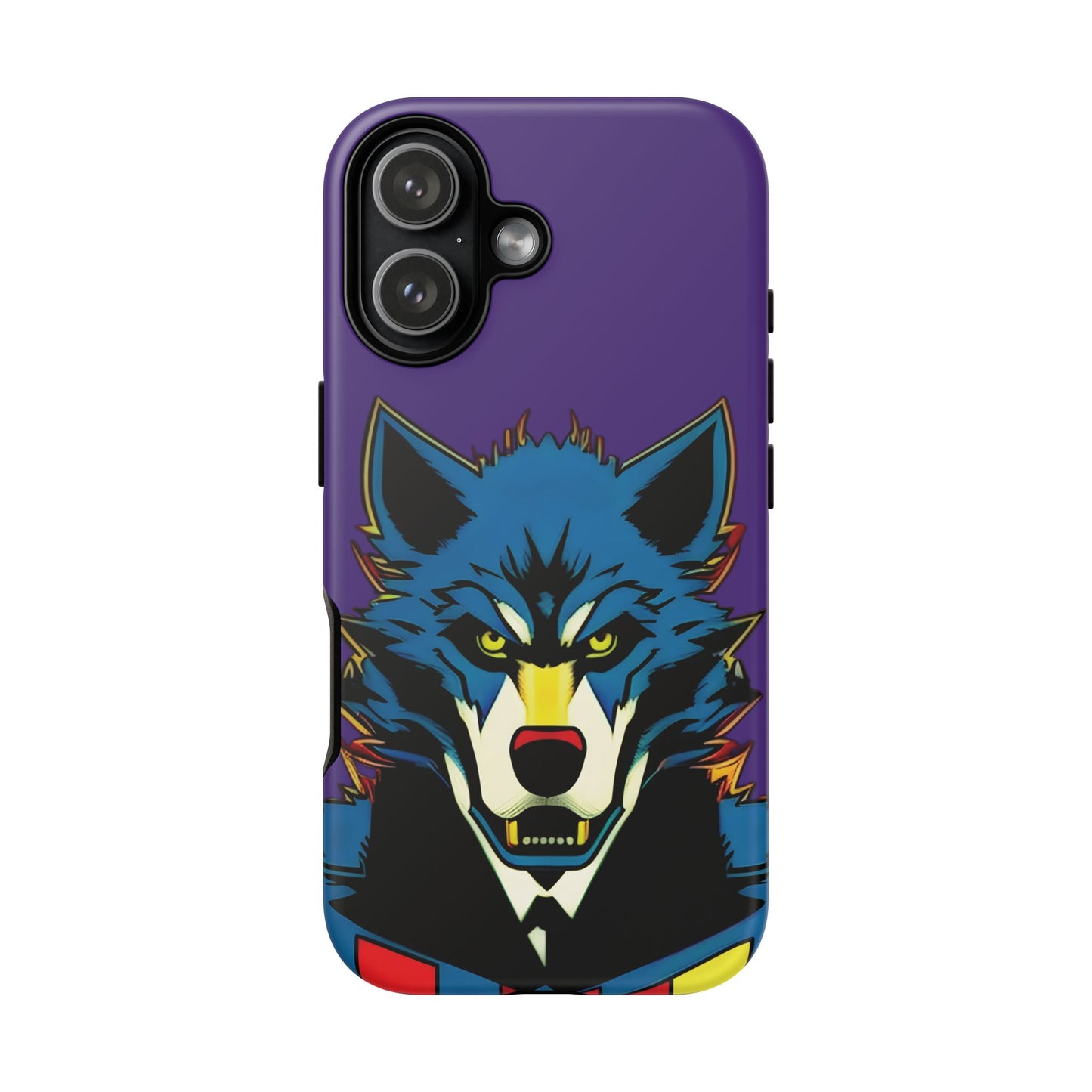 Husă Iphone 17 CARTOON WOLF Mat