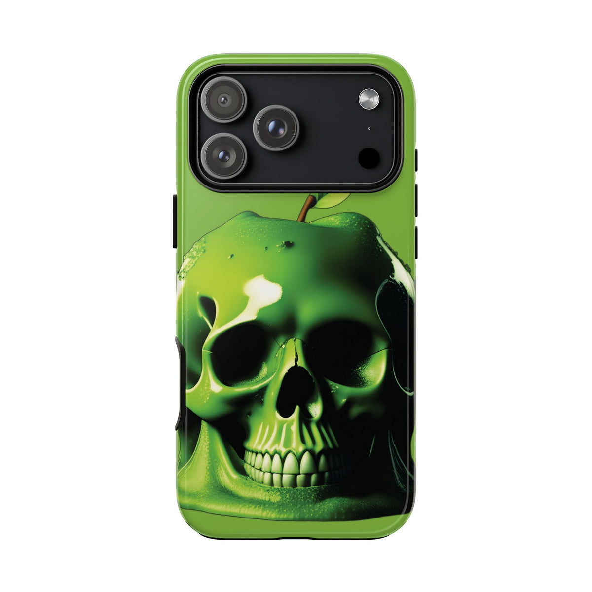 Husă Iphone 17 Pro Max GREEN SKULL