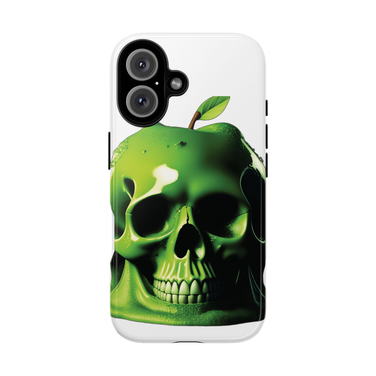 Husă Iphone 16 GREEN SKULL