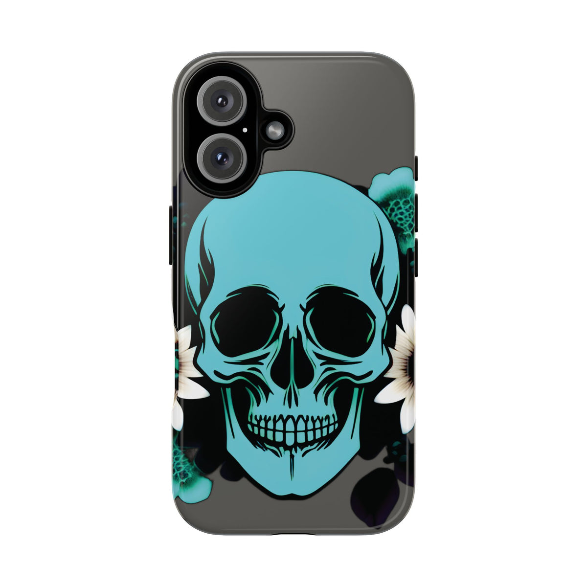 Husă Iphone 16 FLOWER SKULL